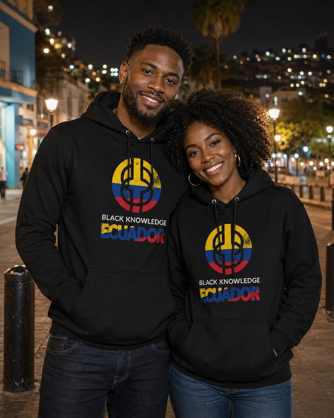 Ecuador Black Knowledge Logo Hoodie