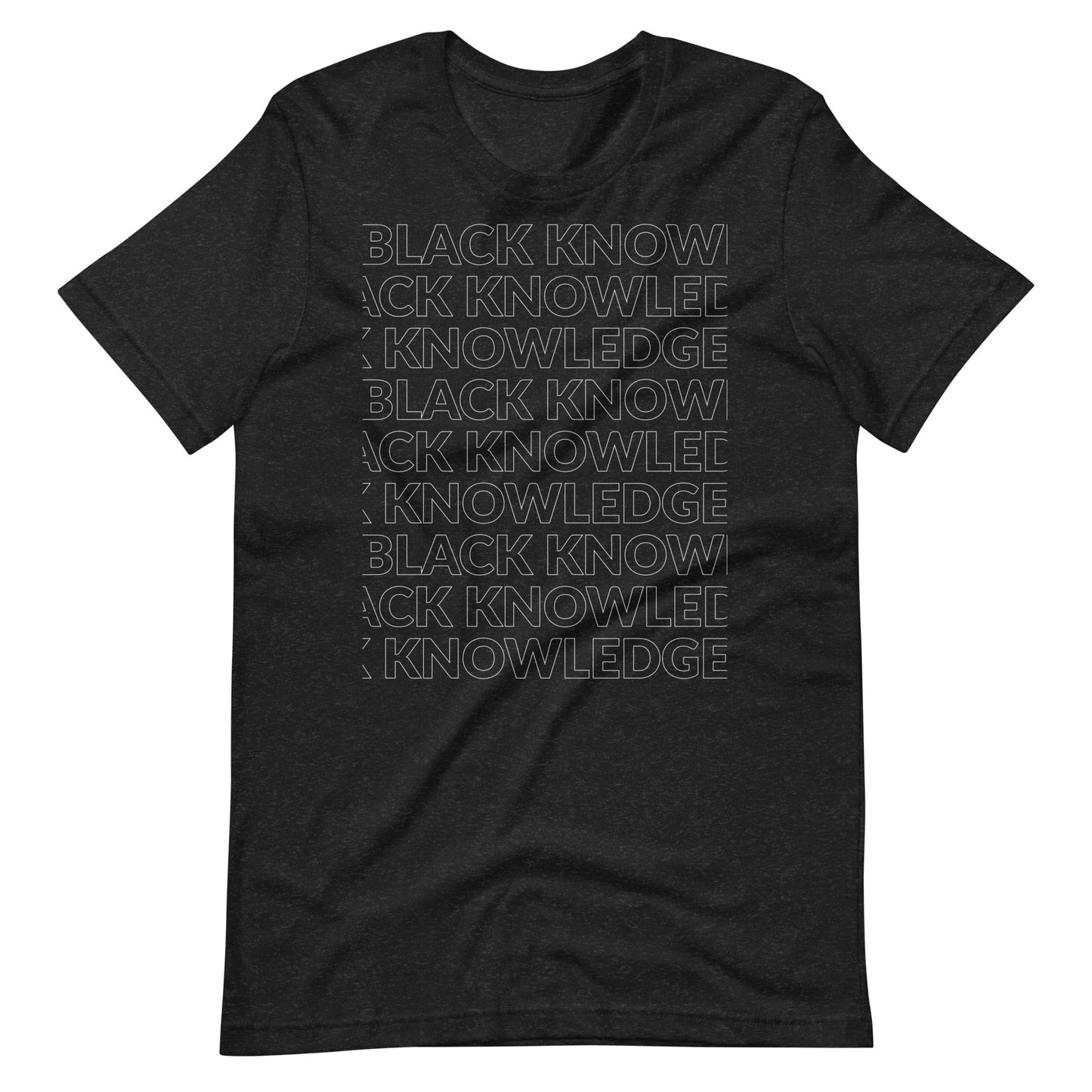 Black Knowledge Repeat Graphic Tee