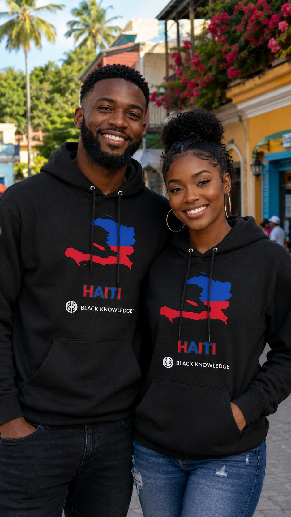 Haiti Black Knowledge Unisex Hoodie