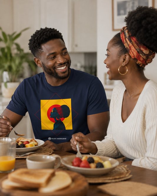 Red and Yellow Woman Tee