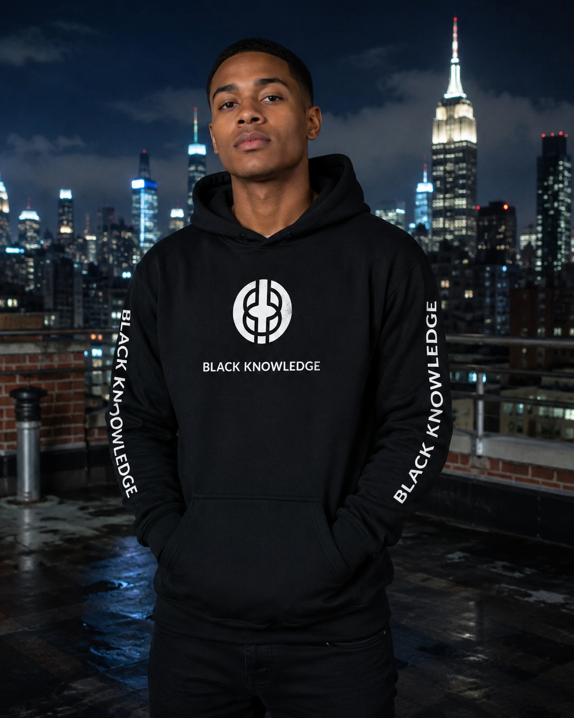 Black Knowledge Hoodie