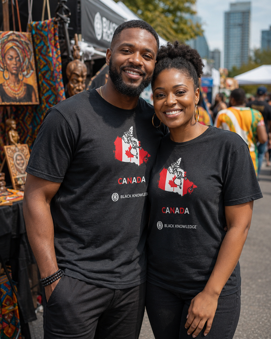 Black Knowledge Canada Unisex t-shirt