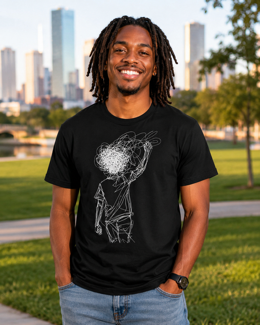 Black Power Scribble T-Shirt