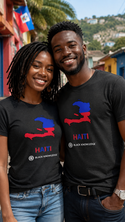 Haiti Black Knowledge Unisex t-shirt