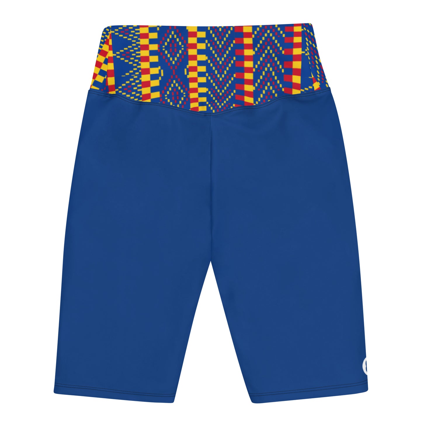 Colombian Pattern BK Logo Biker Shorts