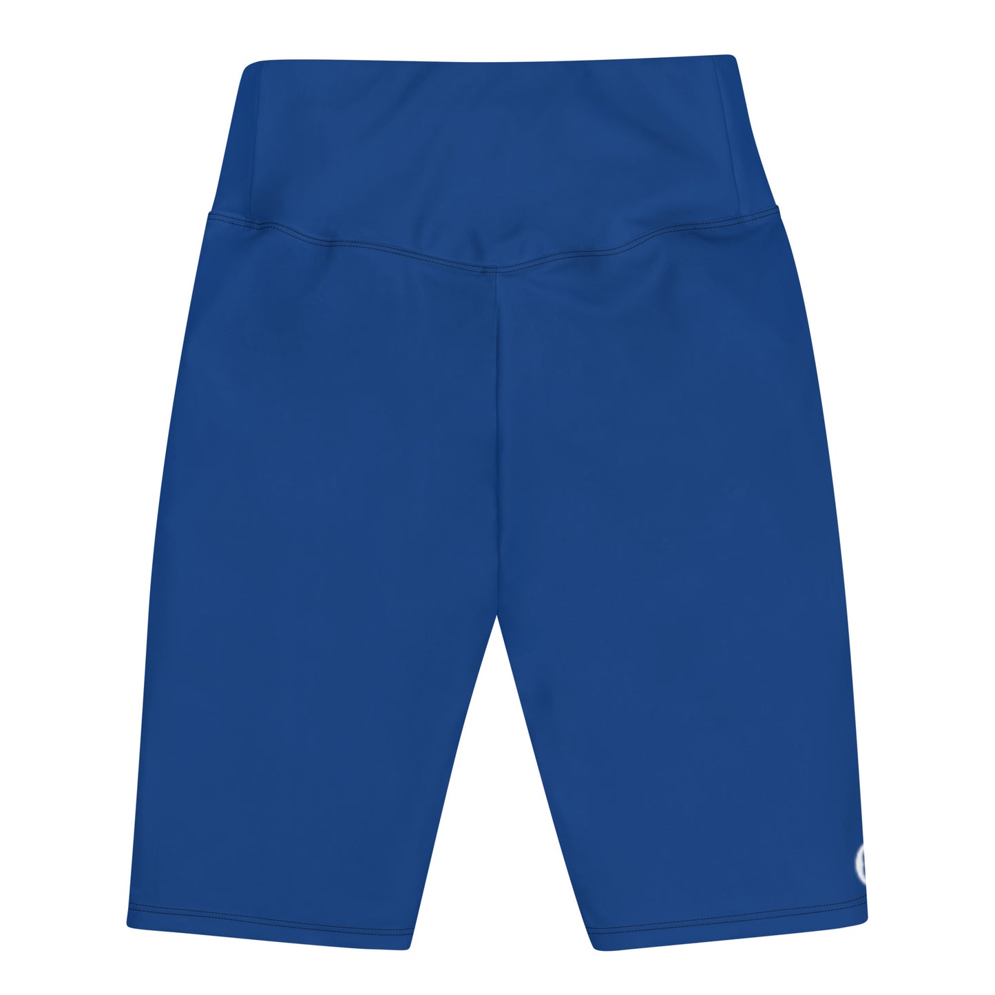 Blue Biker BK Logo Shorts