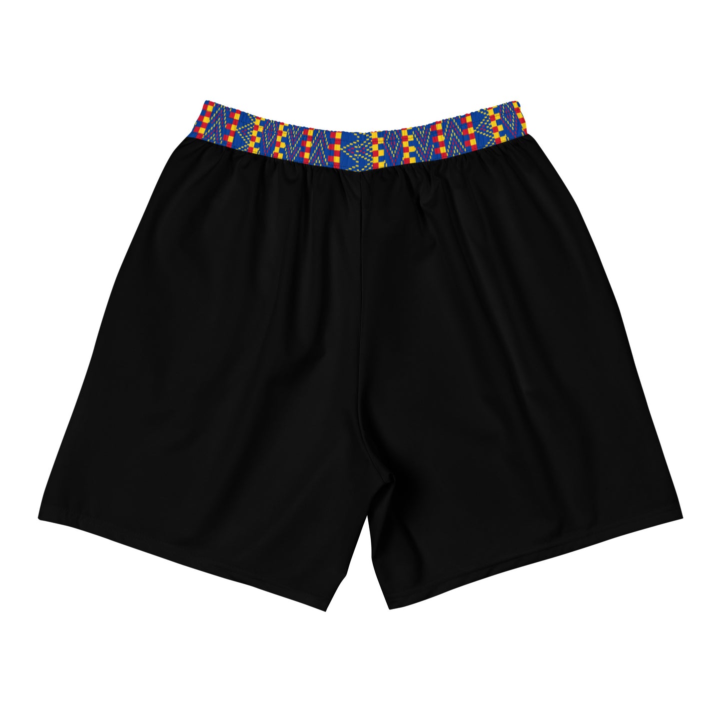 Black Colombian Pattern BK Logo Athletic Shorts