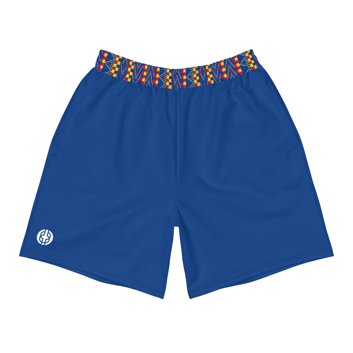 Men's Colombian Pattern BK Logo Athletic Shorts