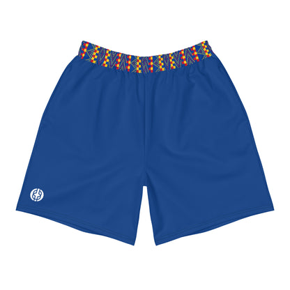 Men's Colombian Pattern BK Logo Athletic Shorts