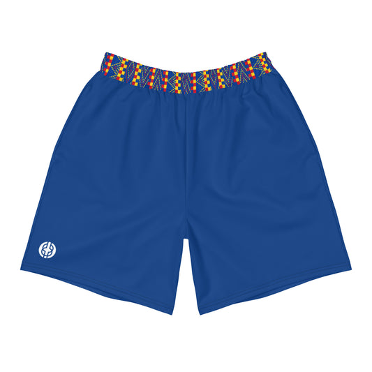 Men's Colombian Pattern BK Logo Athletic Shorts