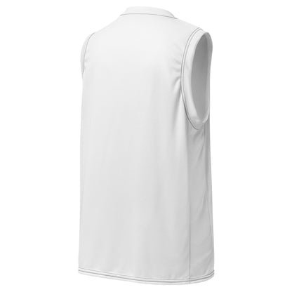 White BK Logo Basketball Jersey