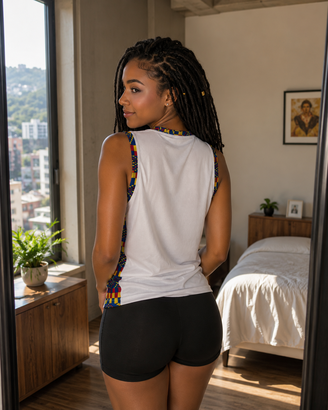Black Knowledge Colombia White Basketball Jersey