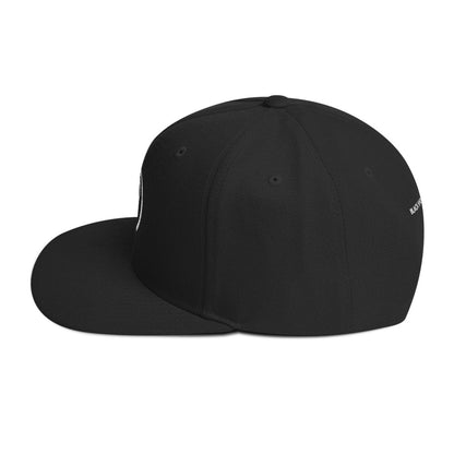 Black Knowledge Symbol Dark Colored Snapback Hat