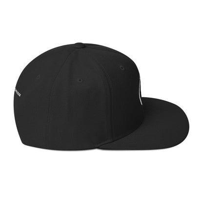 Black Knowledge Symbol Dark Colored Snapback Hat