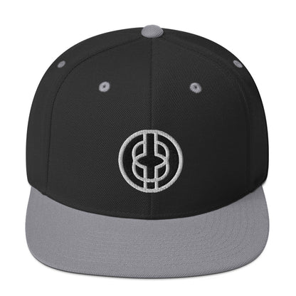 Black Knowledge Symbol Dark Colored Snapback Hat