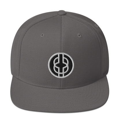 Black Knowledge Symbol Dark Colored Snapback Hat