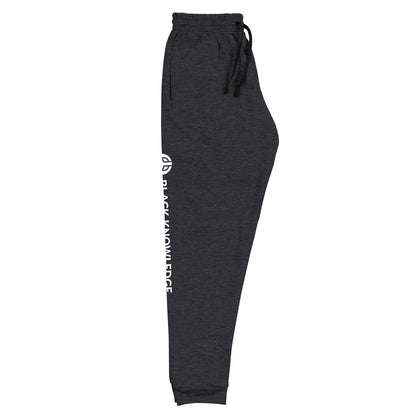 Black Knowledge Logo Joggers