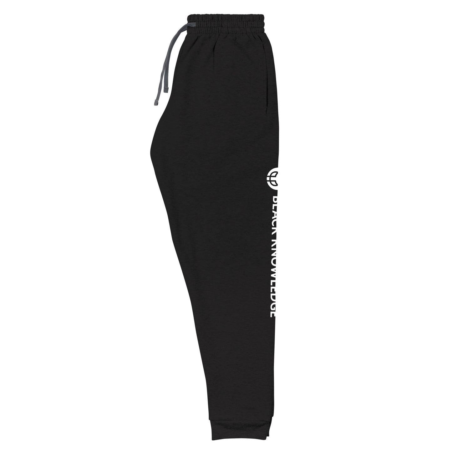 Black Knowledge Logo Joggers