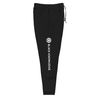 Black Knowledge Logo Joggers