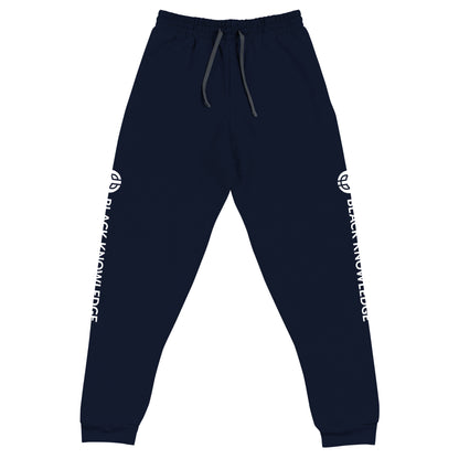 Black Knowledge Logo Joggers