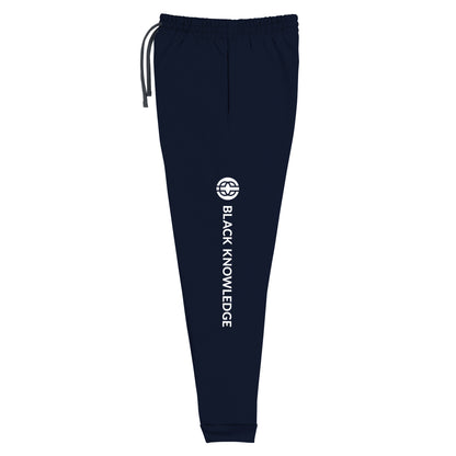 Black Knowledge Logo Joggers