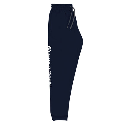 Black Knowledge Logo Joggers