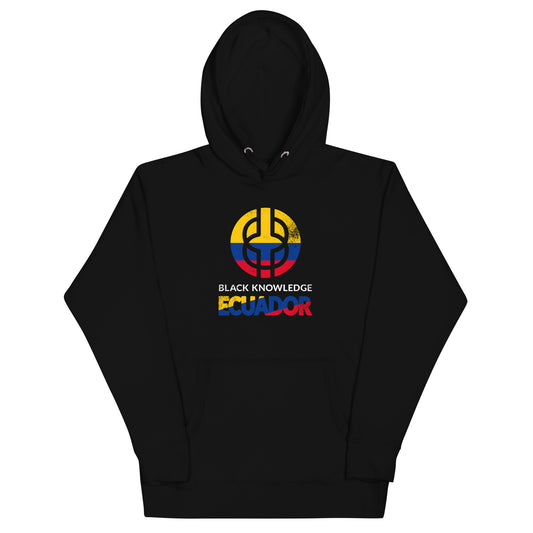 Ecuador Black Knowledge Logo Hoodie