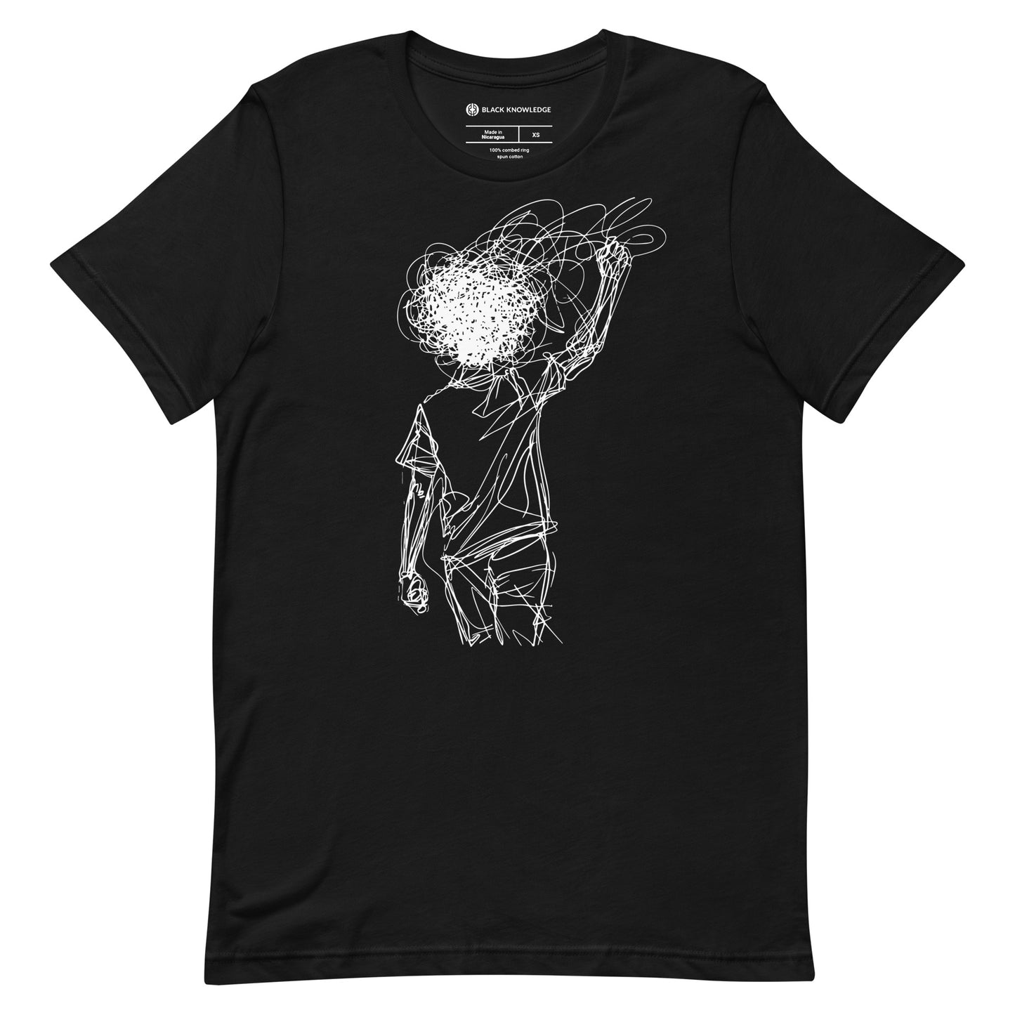 Black Power Scribble T-Shirt